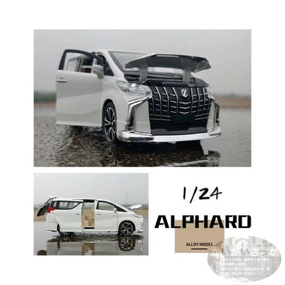 ミニカー アルファード トヨタ リアル コレクション 高級ミニカー 1:24スケール 金属製 音と光のシミュレーション クリスマス