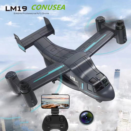 ラジコン オスプレイ型 ドローン カメラ 480p wifi fpv ヘリコプター 飛行機モデル クワッドコプター rc飛行機 プレゼント ギフト 入学祝い かっこいい