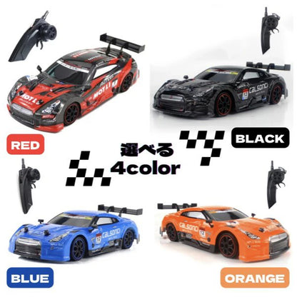 gtr ラジコン ドリフト 1:16 RC ドリフトレーシングカー 4WD 2.4G 高速 GTR lexusリモコン 最大 50 メートル 制御 距離 電子 趣味 おもちゃ クリスマス プレゼント