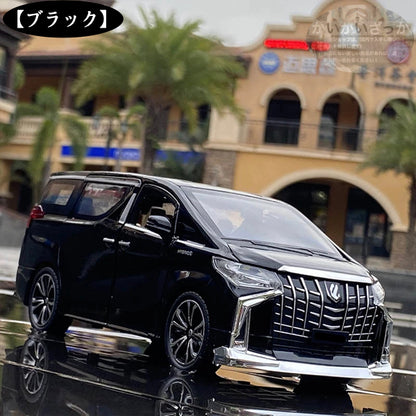 ミニカー アルファード トヨタ リアル コレクション 高級ミニカー 1:24スケール 金属製 音と光のシミュレーション クリスマス