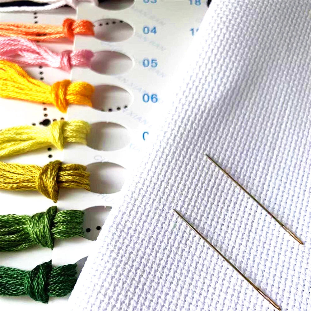 刺繍キット セット クロスステッチ 植物 薬草 レトロ 英字 14CT 18CT 北欧 おしゃれ インテリア かわいい ギフト ハンドメイド 手芸用品 クロスステッチキット 初心者