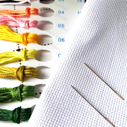 刺繍キット セット クロスステッチ 植物 薬草 レトロ 英字 14CT 18CT 北欧 おしゃれ インテリア かわいい ギフト ハンドメイド 手芸用品 クロスステッチキット 初心者