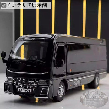 高級ミニカー コースター トヨタ リアル コレクション 高級ミニカー 1:32 スケール 金属製 ドア開閉 ライト点灯 プルバック インテリア TOYOTA ギフト 金属 ダイキャスト 3ドア
