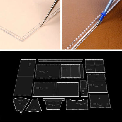 レザークラフト作成キット 世界でただ1つの財布 レザークラフト 型紙 高級感 ハンドメイド 無地 ウォレット 二つ折り メンズ 道具 製作キット ハンドメイド クラフト 手作り プレゼント 紳士用 男性