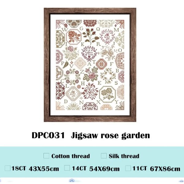 刺繍キット セット 花  クロスステッチ パズル 11CT 14CT 18CT クロスステッチ 刺しゅうキット ししゅう おしゃれ 手芸 手作り 手芸キット ハンドメイド かわいい 北欧