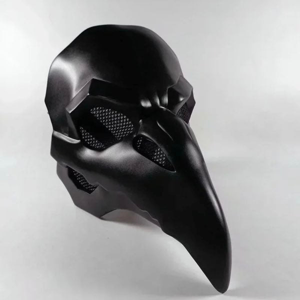 光る LEDカラー2色 カラスマスク フェイスマスク 鴉マスク 男女兼用 ハロウィン レトロマスク 鳥の全顔マスク ジョークグッズ バイク 変装 ステージ パフォーマンス パンクマスク 防寒 防風 保温 通気性