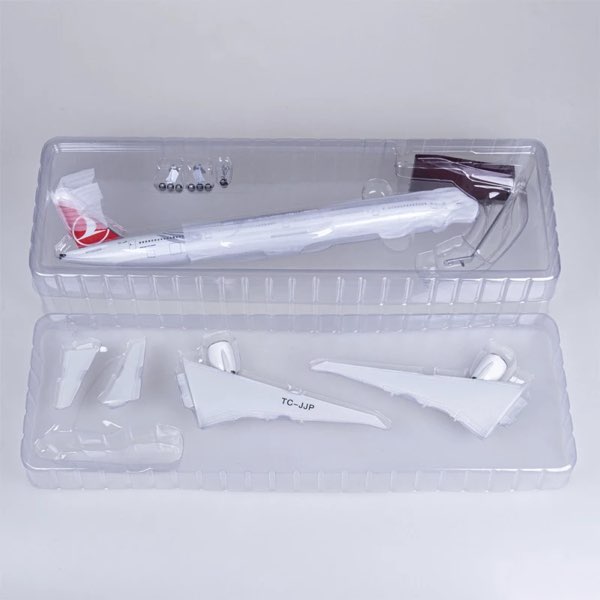 トルコ航空 模型 ボーイング 航空機 国際航空 コレクション 1/160スケール 航空機 ダイキャスト ライト 47cm 大サイズ ボーイング777 飛行機 飾り インテリア