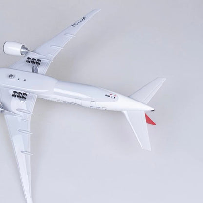 トルコ航空 模型 ボーイング 航空機 国際航空 コレクション 1/160スケール 航空機 ダイキャスト ライト 47cm 大サイズ ボーイング777 飛行機 飾り インテリア