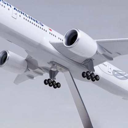 トルコ航空 模型 ボーイング 航空機 国際航空 コレクション 1/160スケール 航空機 ダイキャスト ライト 47cm 大サイズ ボーイング777 飛行機 飾り インテリア