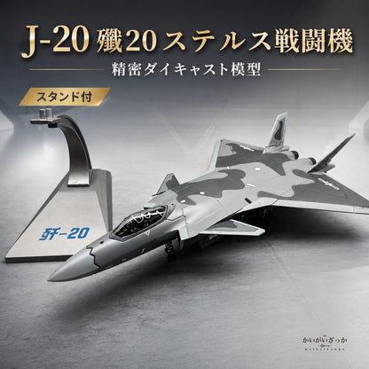 精密ダイキャスト 1/100 J-20 殲20 ステルス戦闘