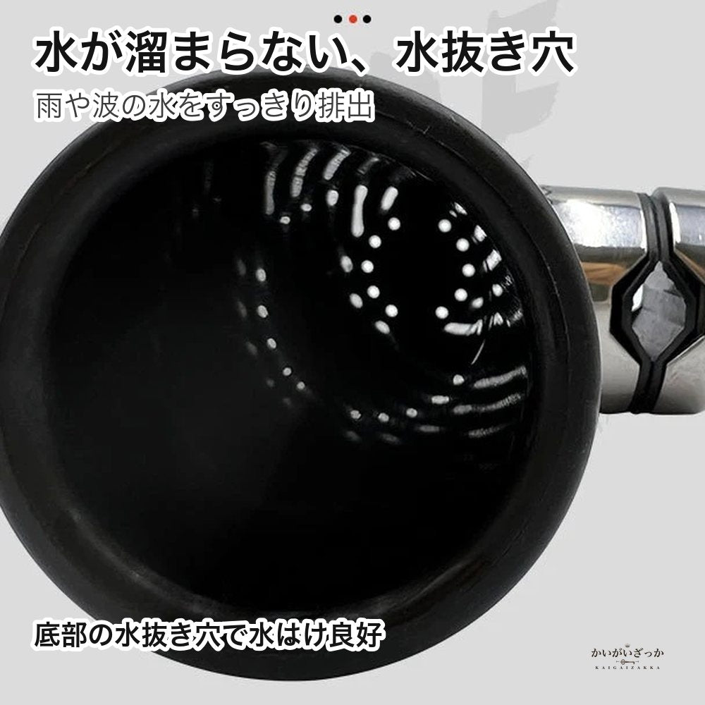 ステンレス製 ロッドホルダー 竿掛け 釣り竿ホルダー ボート 船釣り ロッドスタンド 竿受け 角度調整 海釣り マリン フィッシング 釣具 錆びにくい 船べり取付