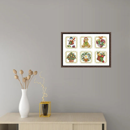 刺繍キット クロスステッチ クリスマス アイテム チャーム セット 14CT 18CT 北欧 おしゃれ インテリア かわいい ギフト ハンドメイド 手芸用品 クロス ステッチ キット