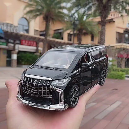 ミニカー アルファード トヨタ リアル コレクション 高級ミニカー 1:24スケール 金属製 音と光のシミュレーション クリスマス